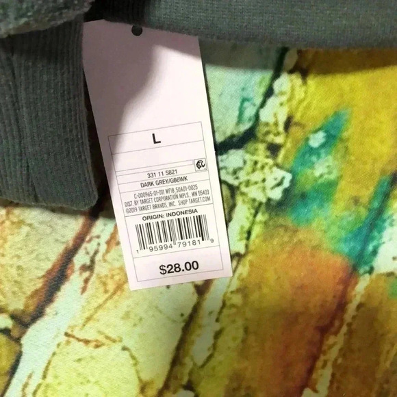 Wild fable gray zipper pull over size large - Picture 3 of 10